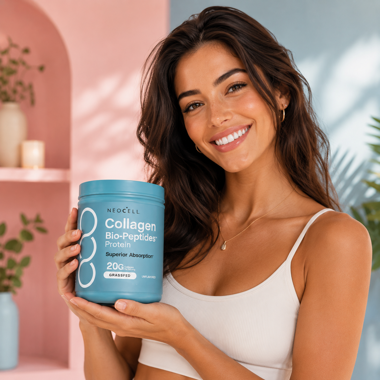 Collagen protein: Fortalece piel, cabello y uñas.